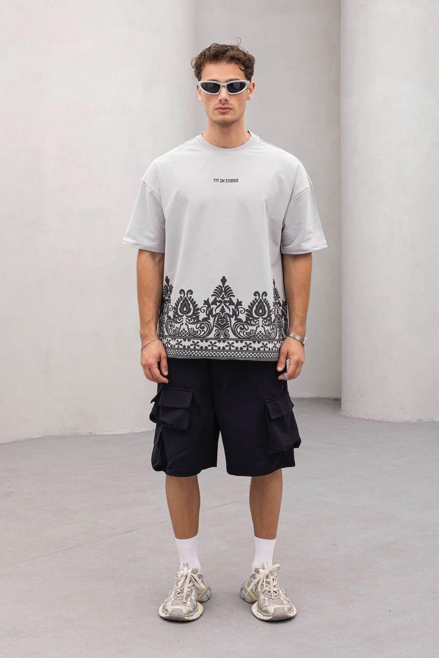 Baskılı Oversize Tişört