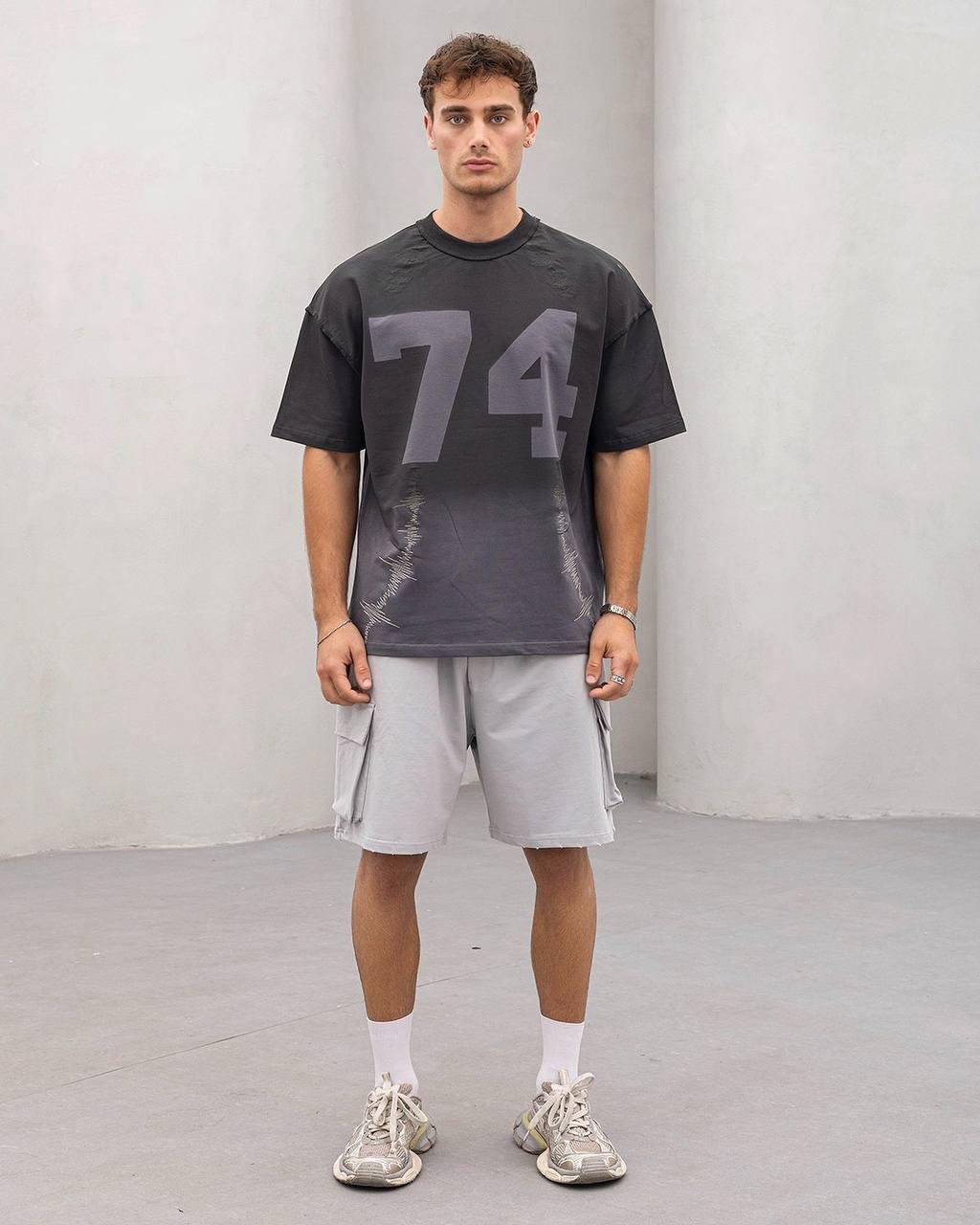 Baskılı Oversize Tişört