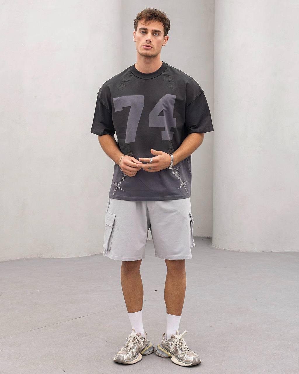 Baskılı Oversize Tişört