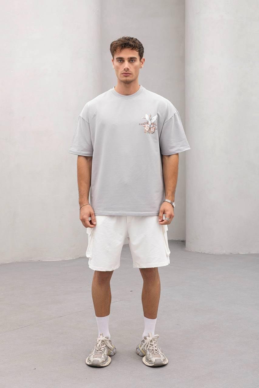 Baskılı Oversize Tişört