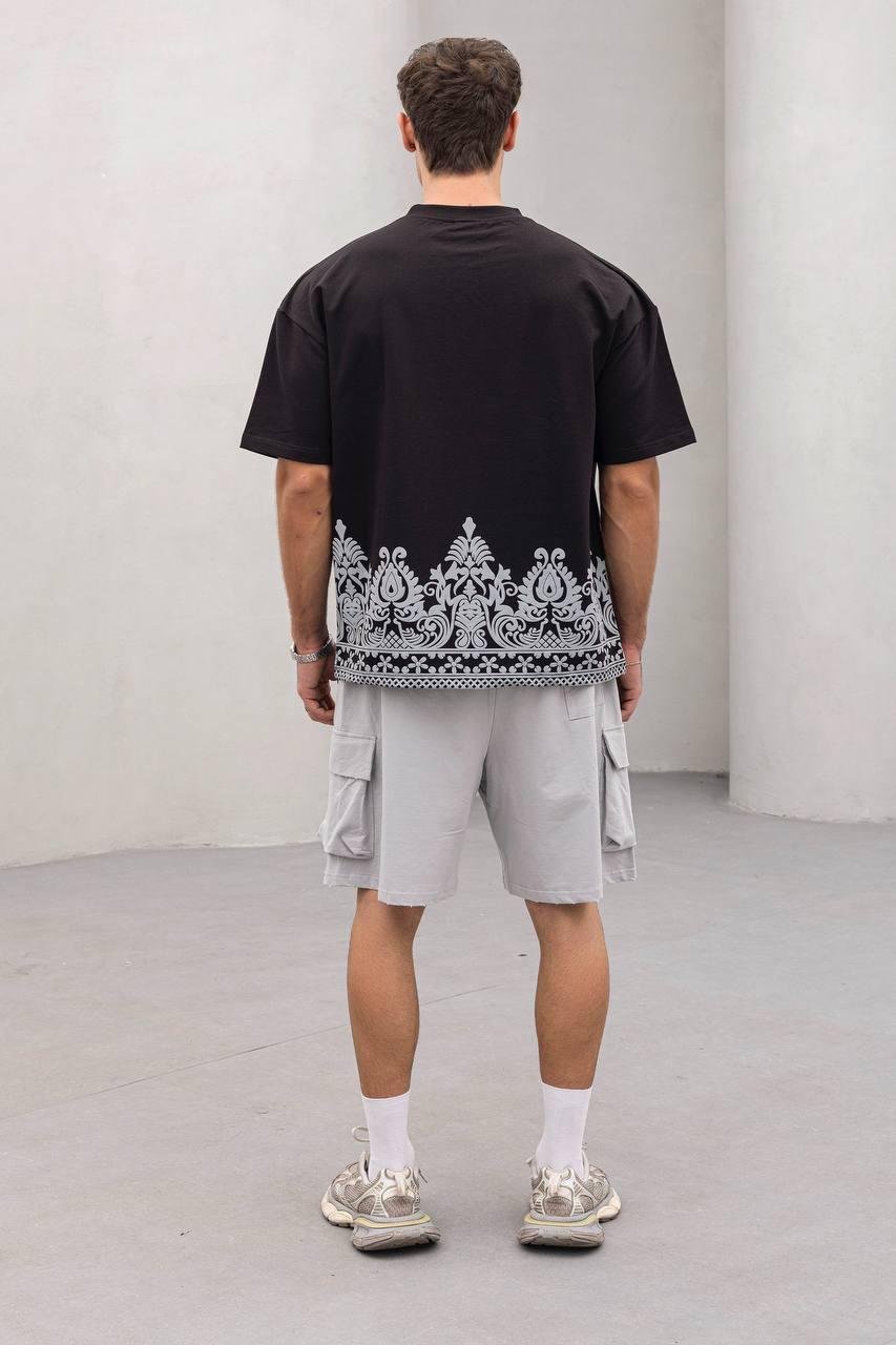 Baskılı Oversize Tişört
