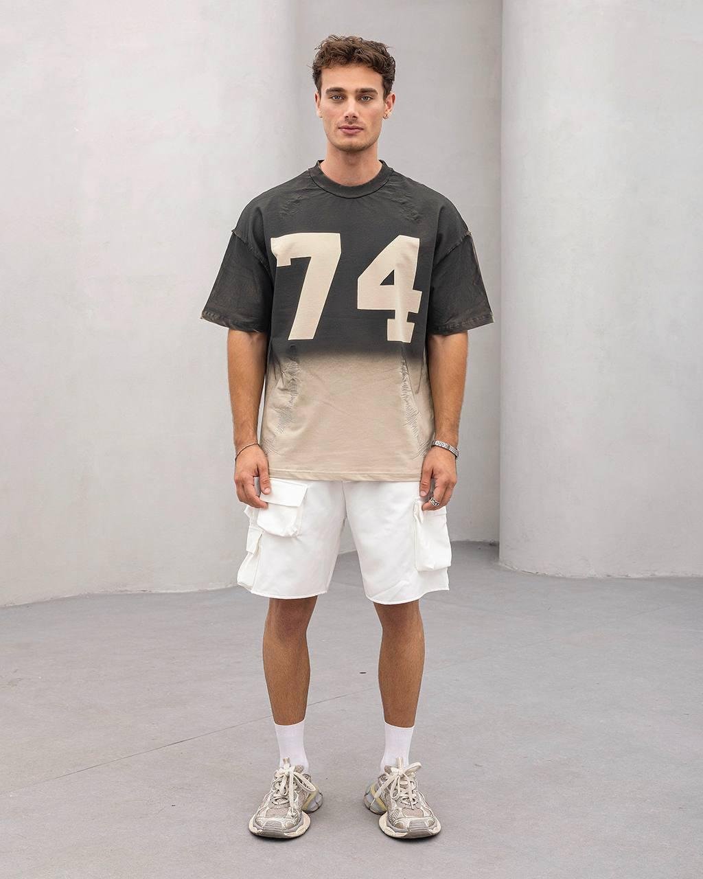 Baskılı Oversize Tişört