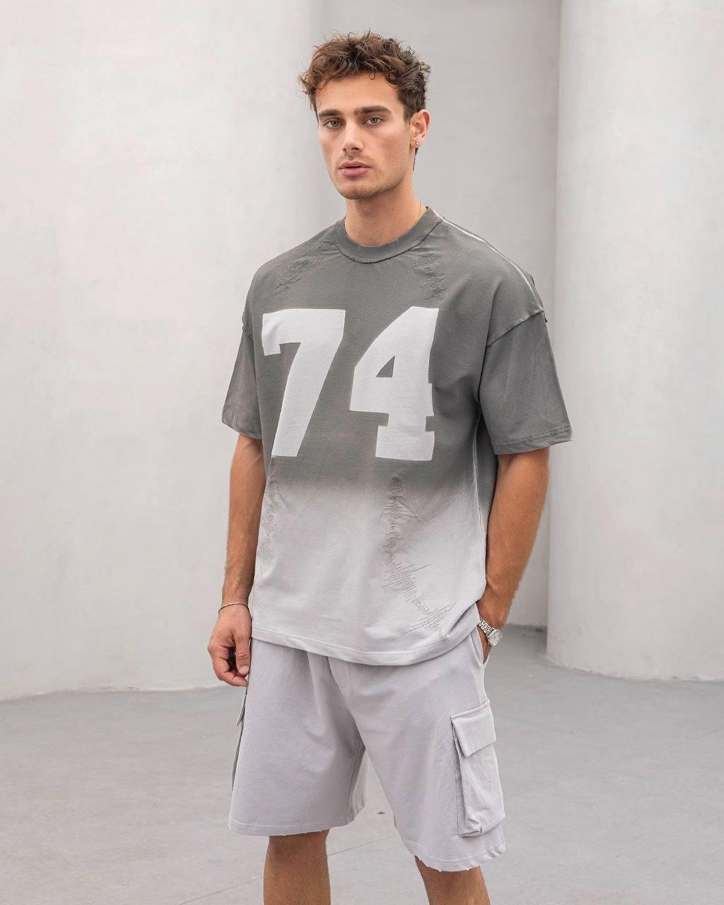 Baskılı Oversize Tişört