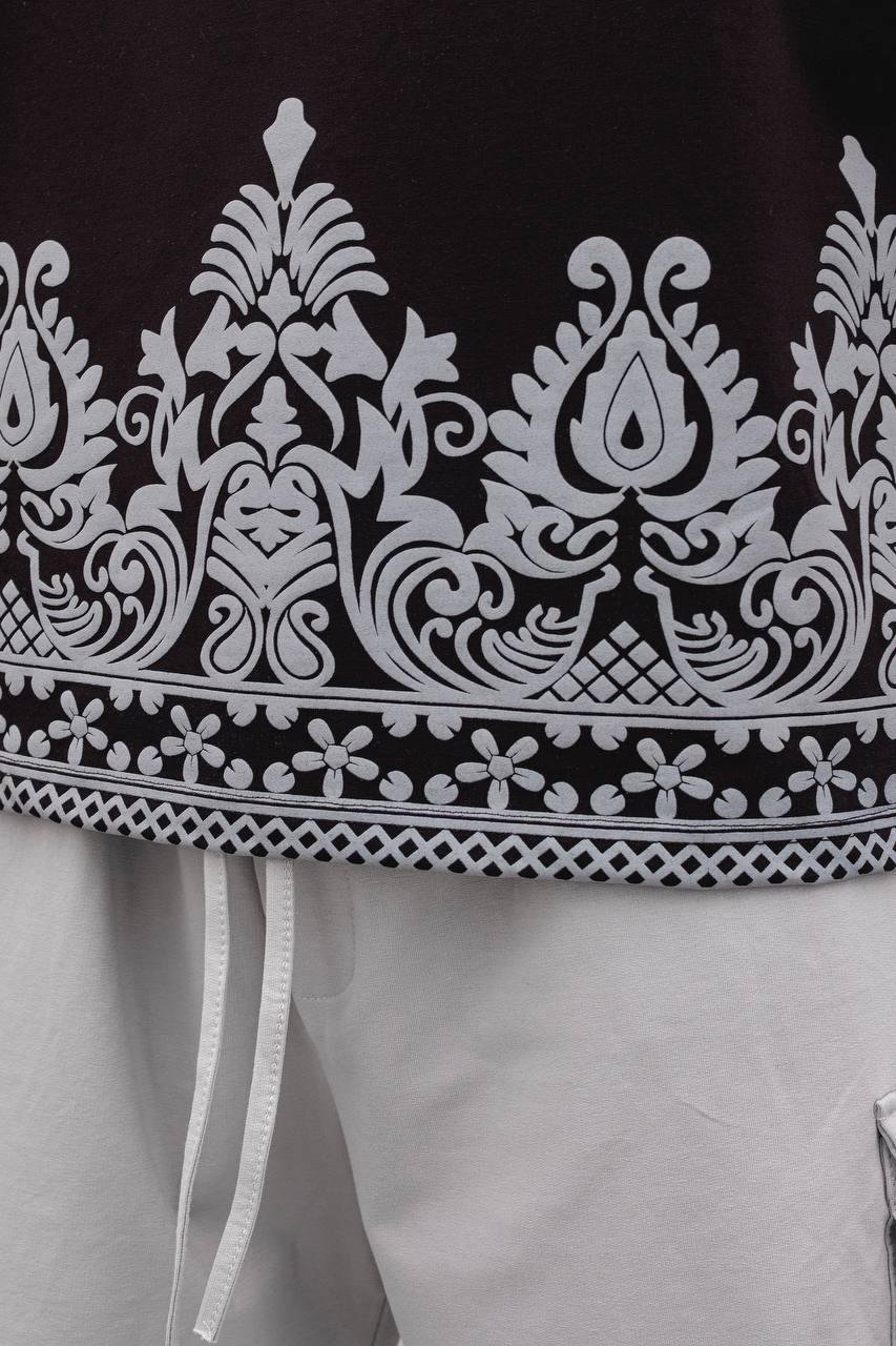Baskılı Oversize Tişört