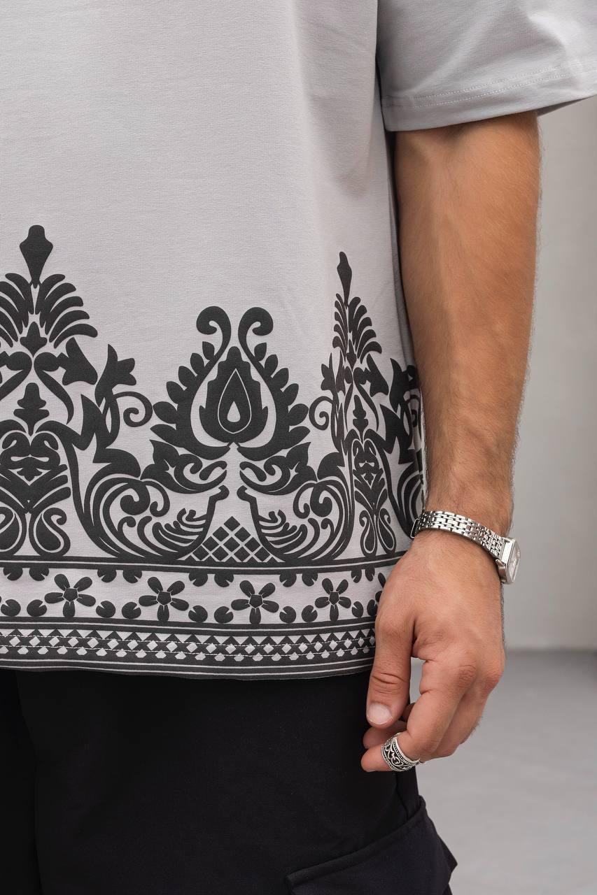 Baskılı Oversize Tişört