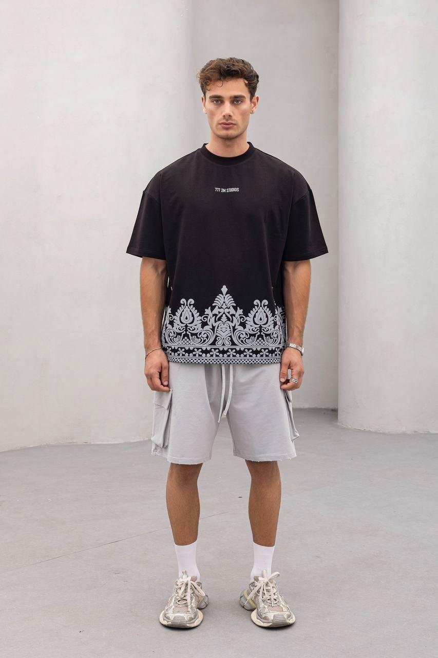 Baskılı Oversize Tişört