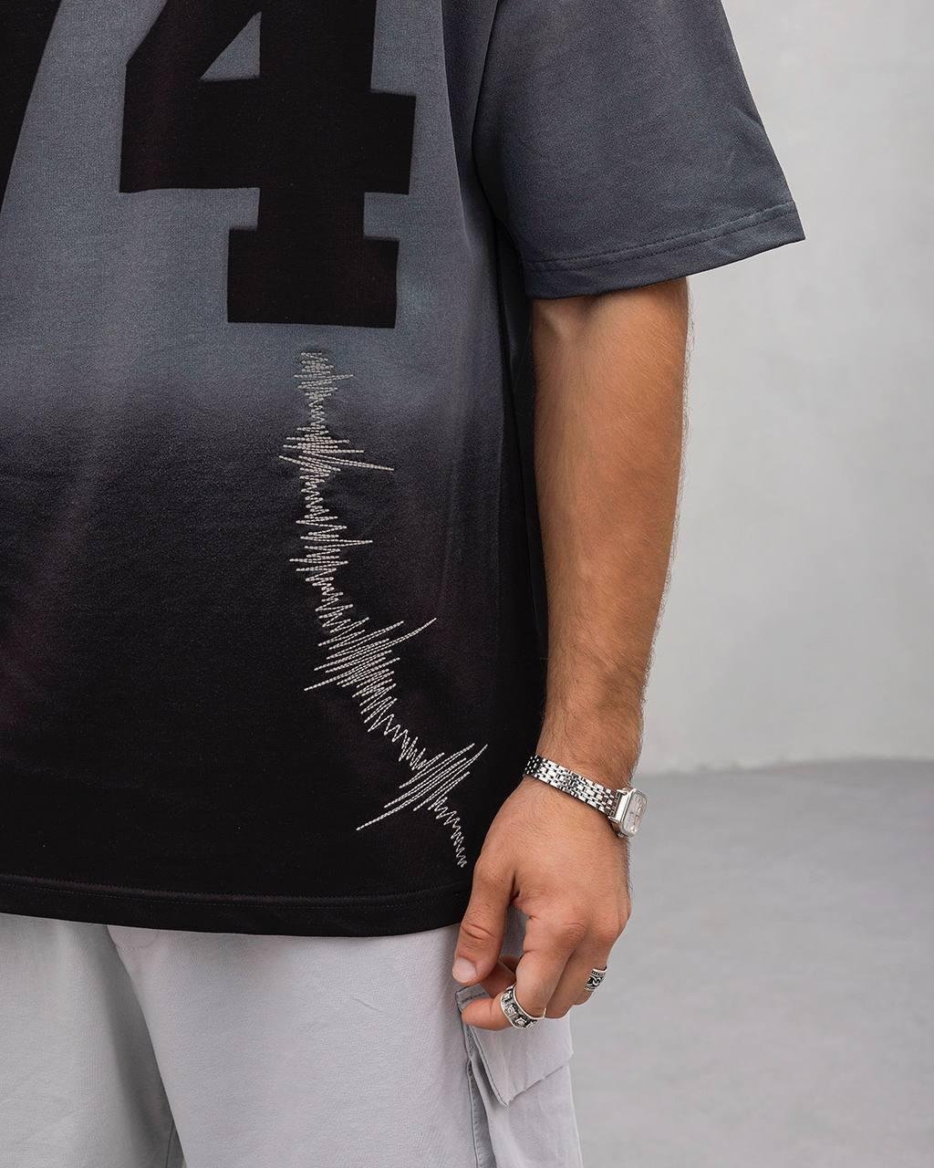 Baskılı Oversize Tişört