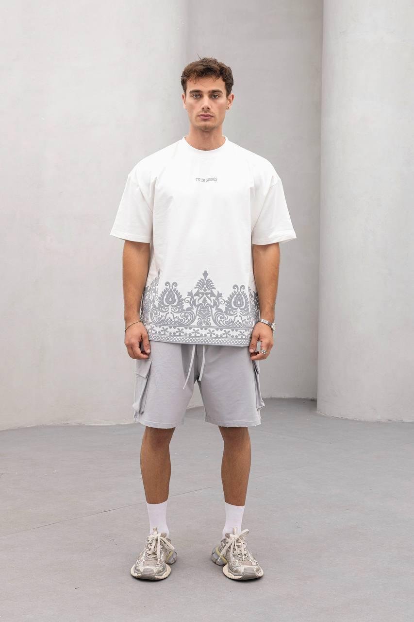 Baskılı Oversize Tişört