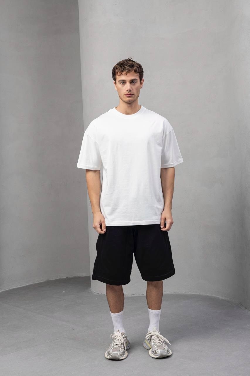 Beyaz Oversize Tişört