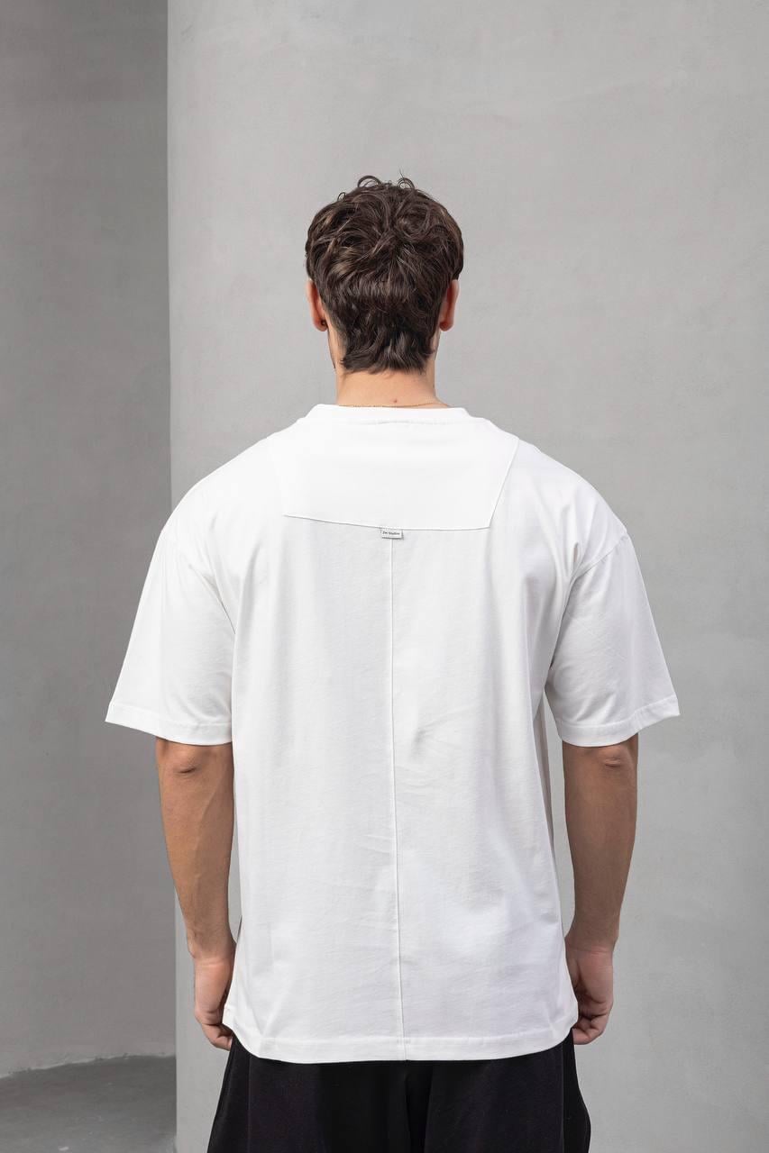 Beyaz Oversize Tişört