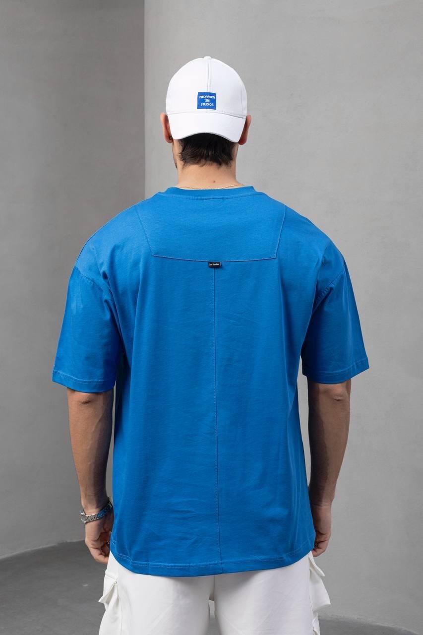 Mavi Oversize Tişört