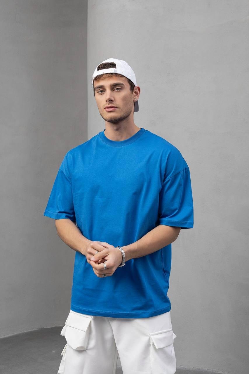 Mavi Oversize Tişört