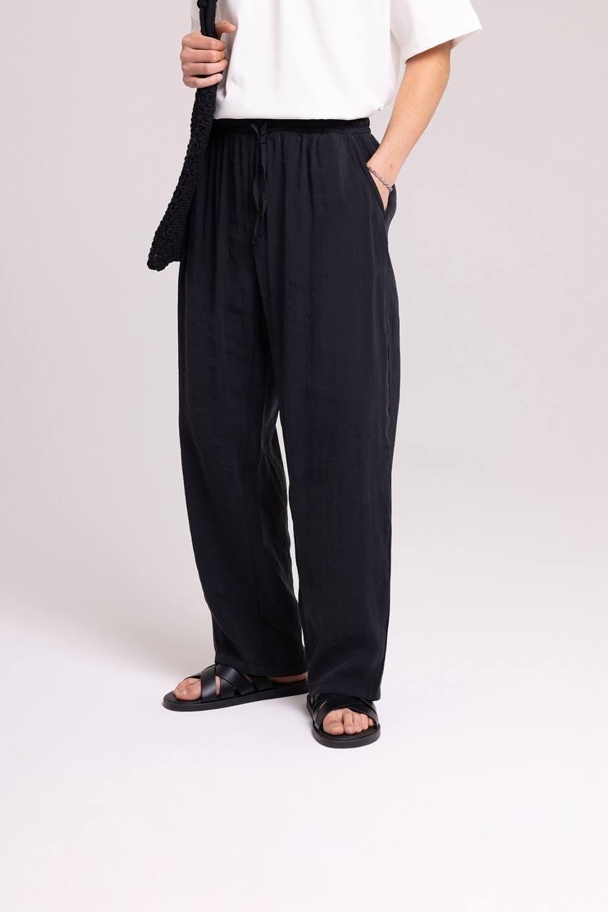 Siyah Trill Pantolon