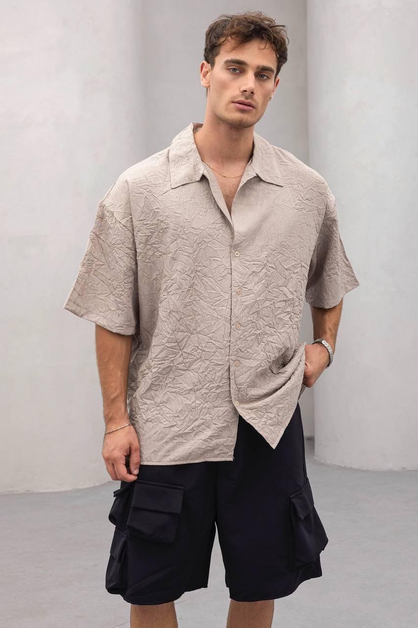 Trill Kumaş Oversize Gömlek