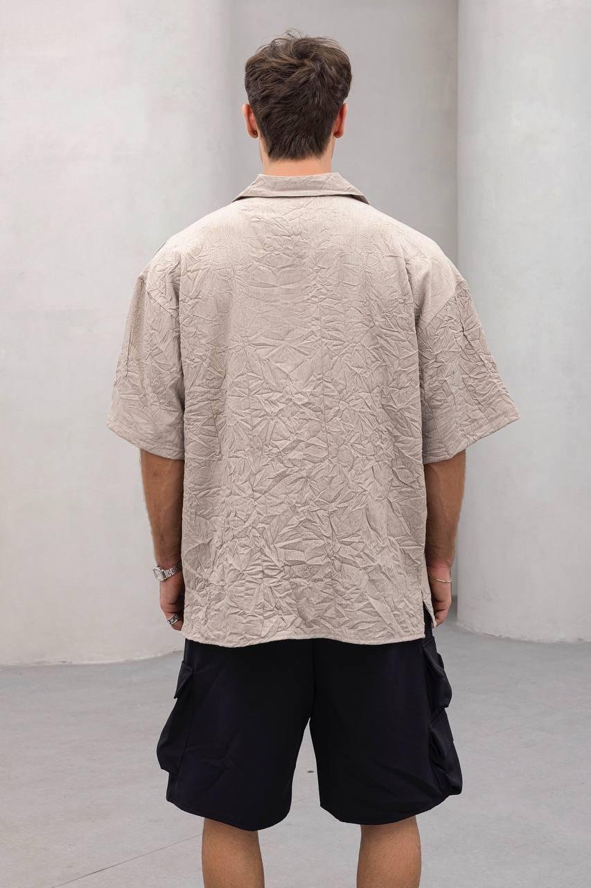 Trill Kumaş Oversize Gömlek