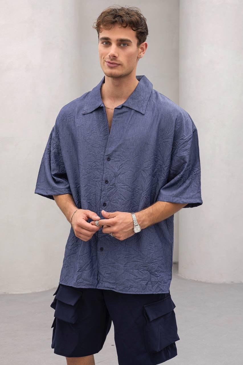 Trill Kumaş Oversize Gömlek