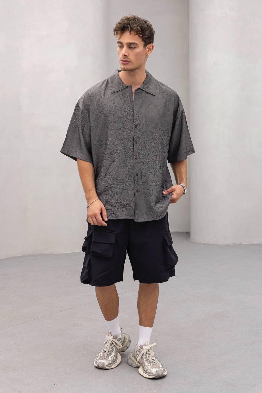 Trill Kumaş Oversize Gömlek