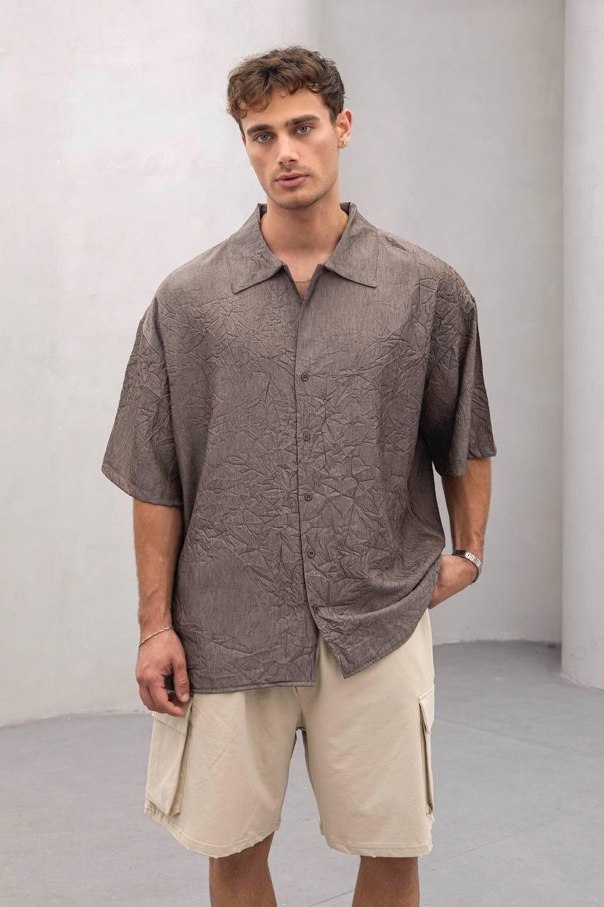 Trill Kumaş Oversize Gömlek
