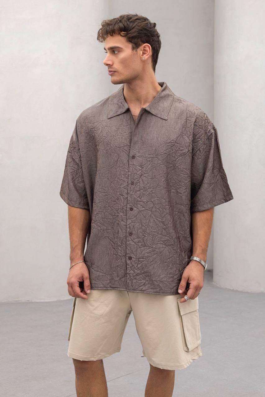 Trill Kumaş Oversize Gömlek