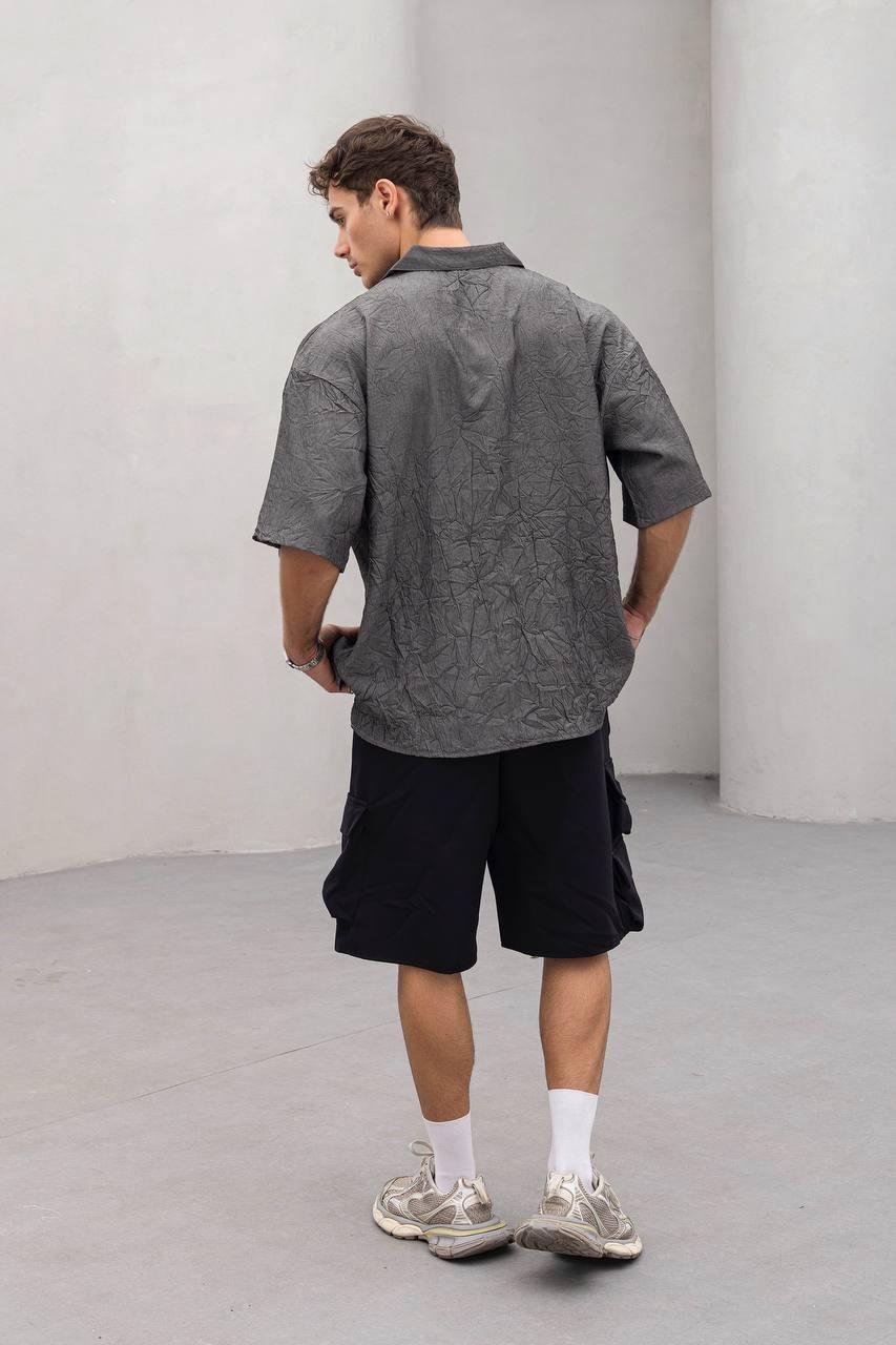 Trill Kumaş Oversize Gömlek
