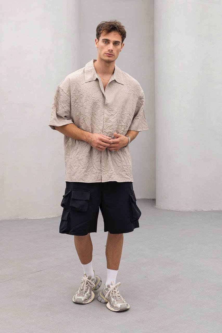 Trill Kumaş Oversize Gömlek