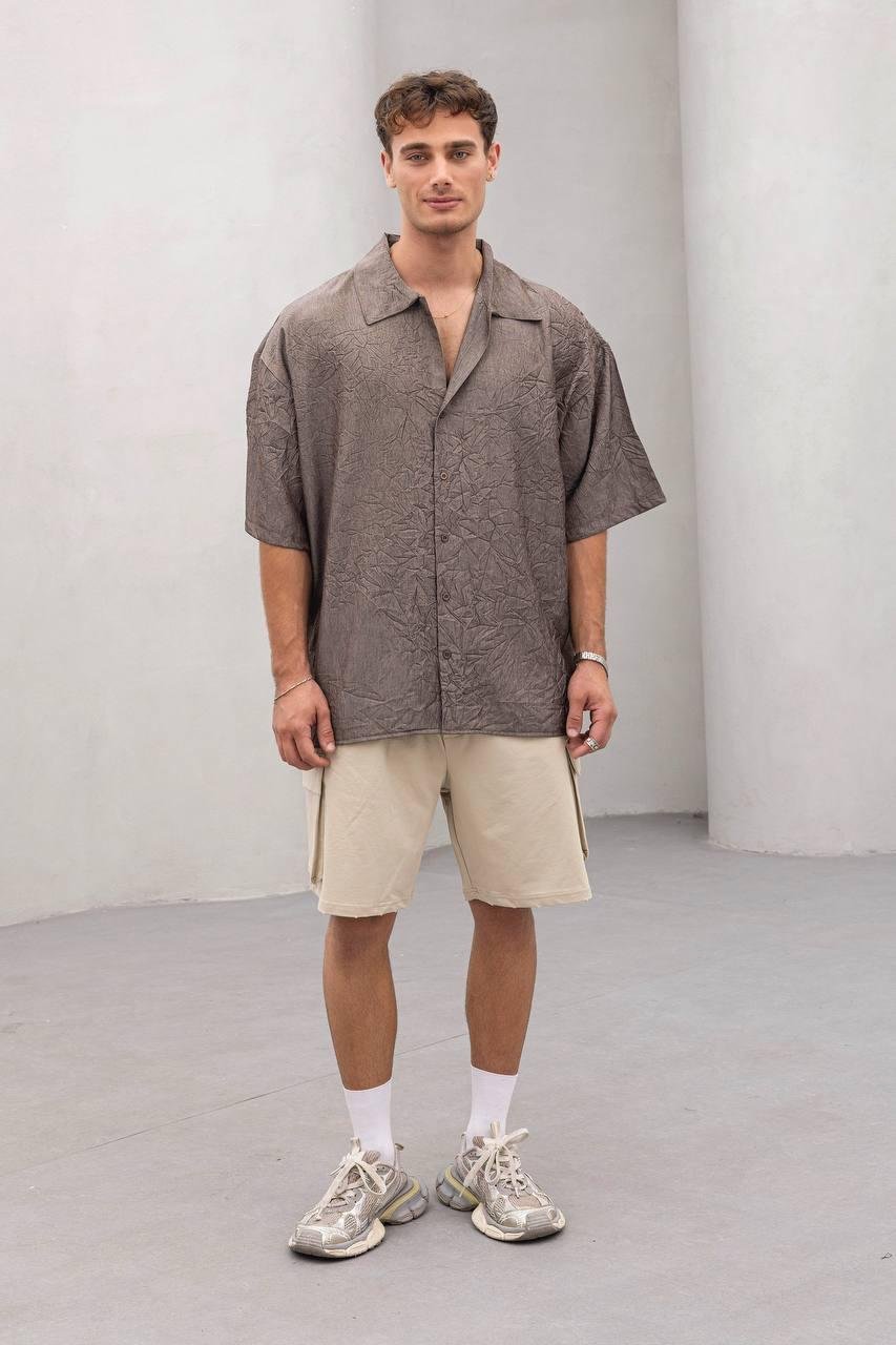 Trill Kumaş Oversize Gömlek