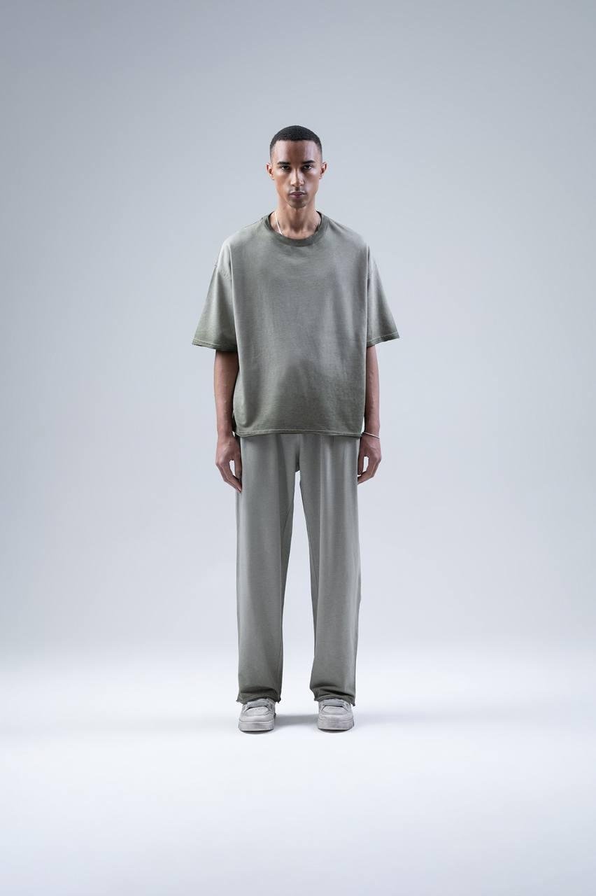 Yıkamalı Kumaş Oversize Takım
