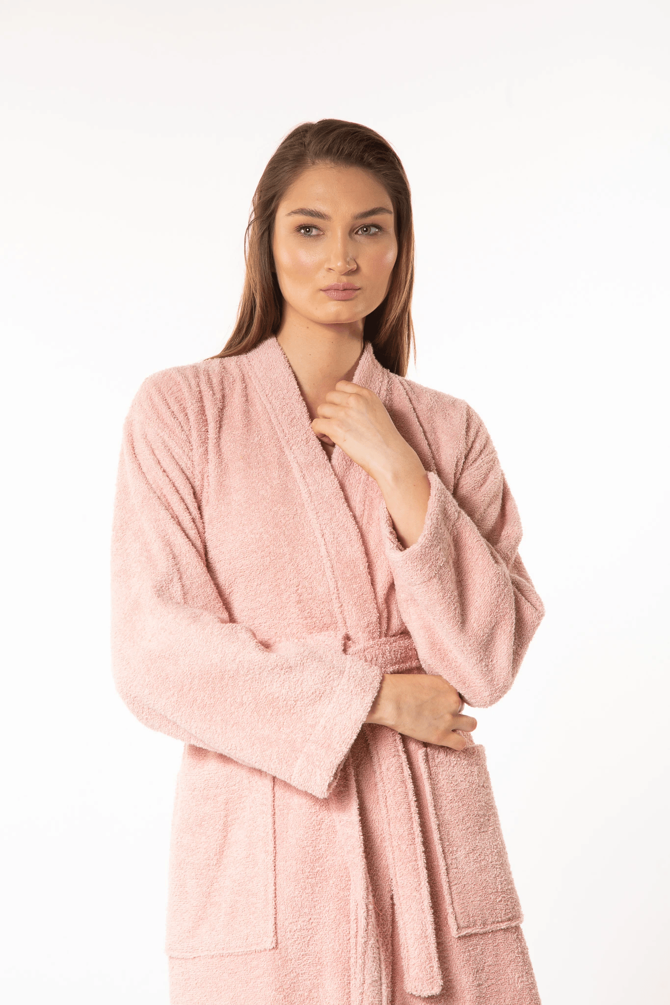 Soft Kadın Kimono Yaka Bornoz