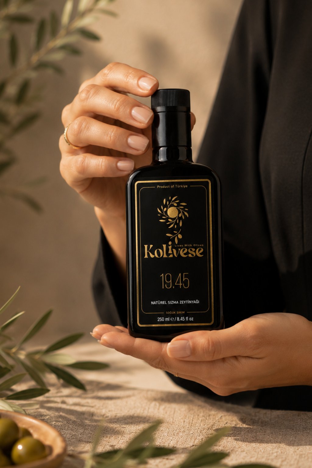 Kolivese 250 ml - Soğuk Sıkım Natürel Sızma Zeytinyağı 