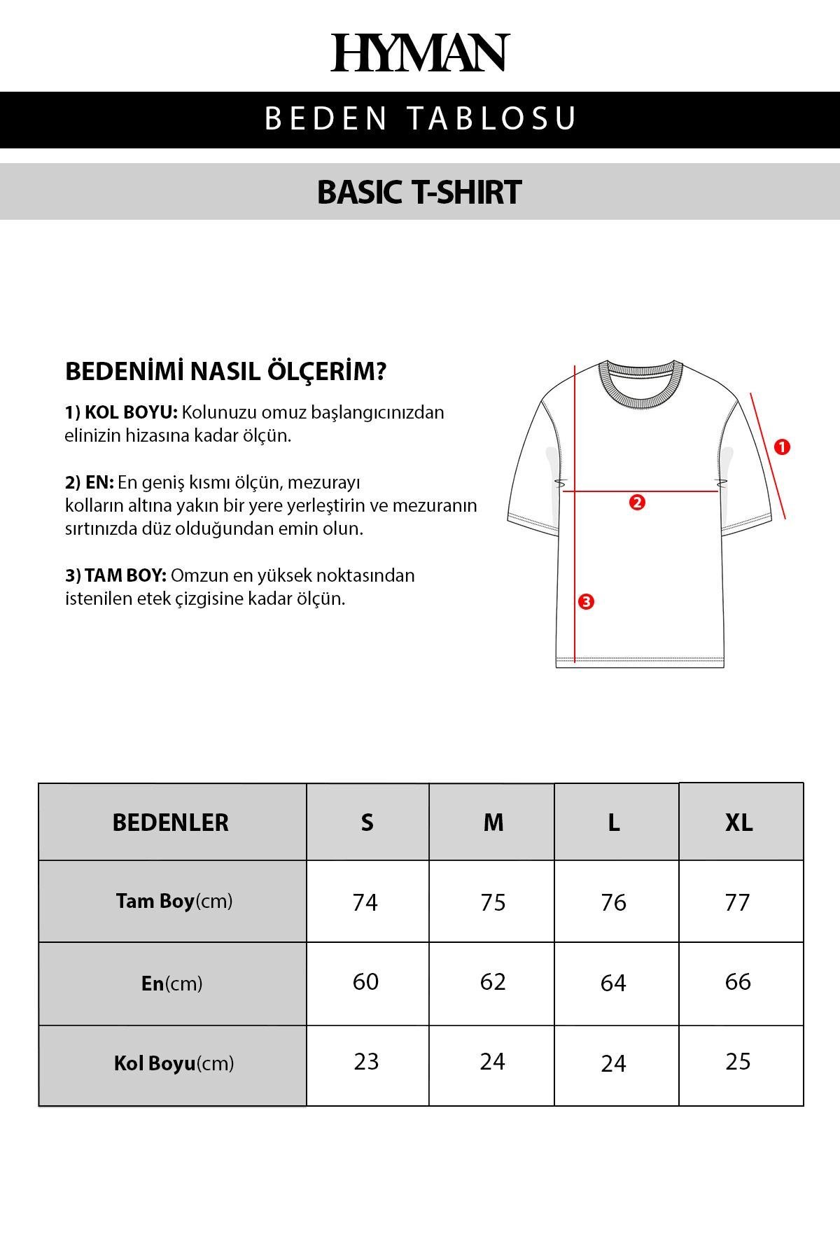 Erkek %100 Pamuk Oversize Basic T-shirt Yeşil
