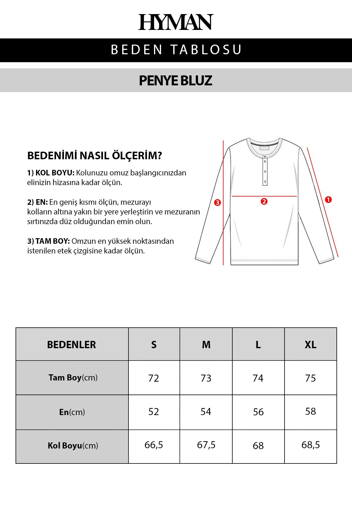 Erkek Henley Yaka Düğmeli Penye Bluz Kırmızı
