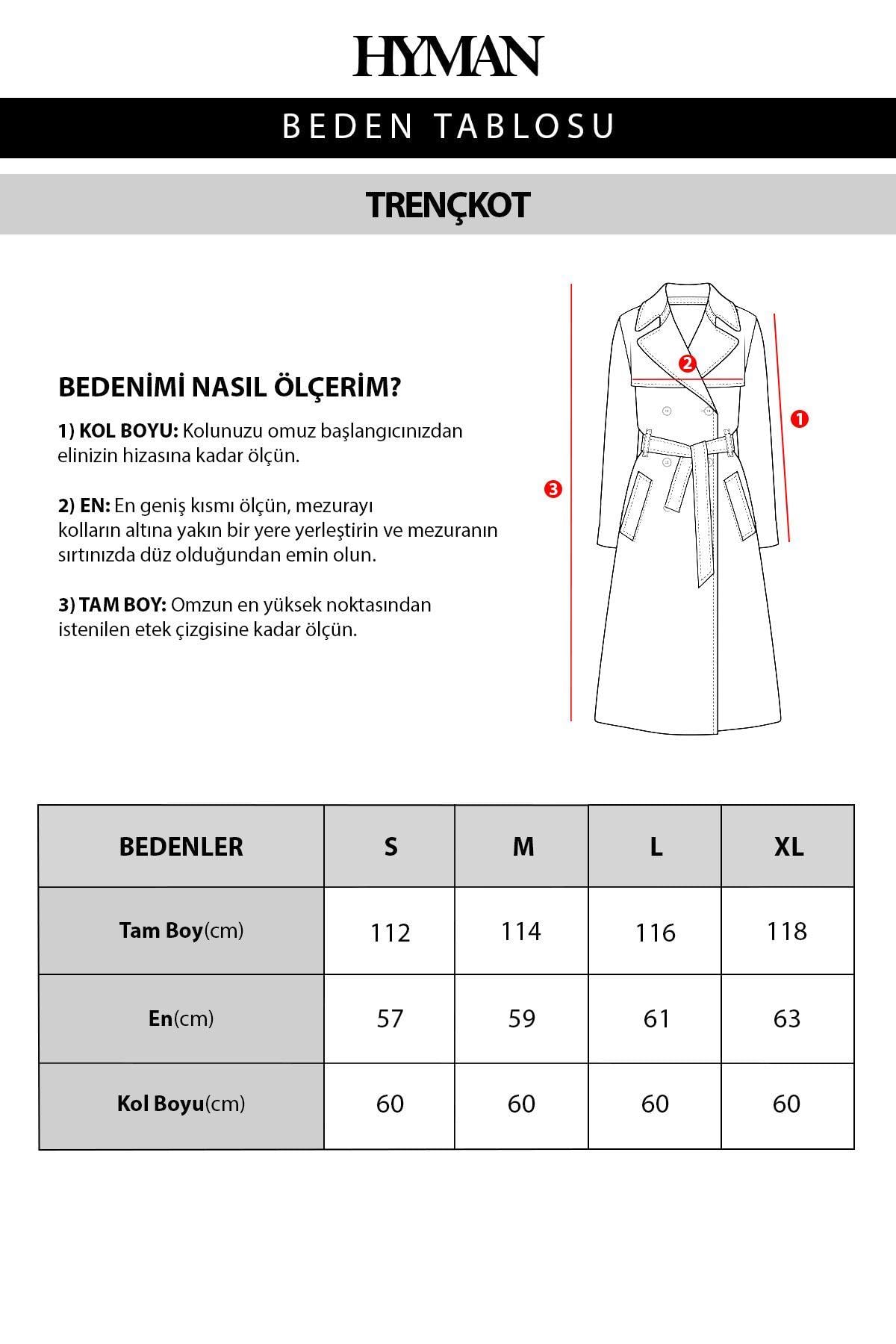 Erkek Kruvaze Yaka Oversize Trençkot Haki