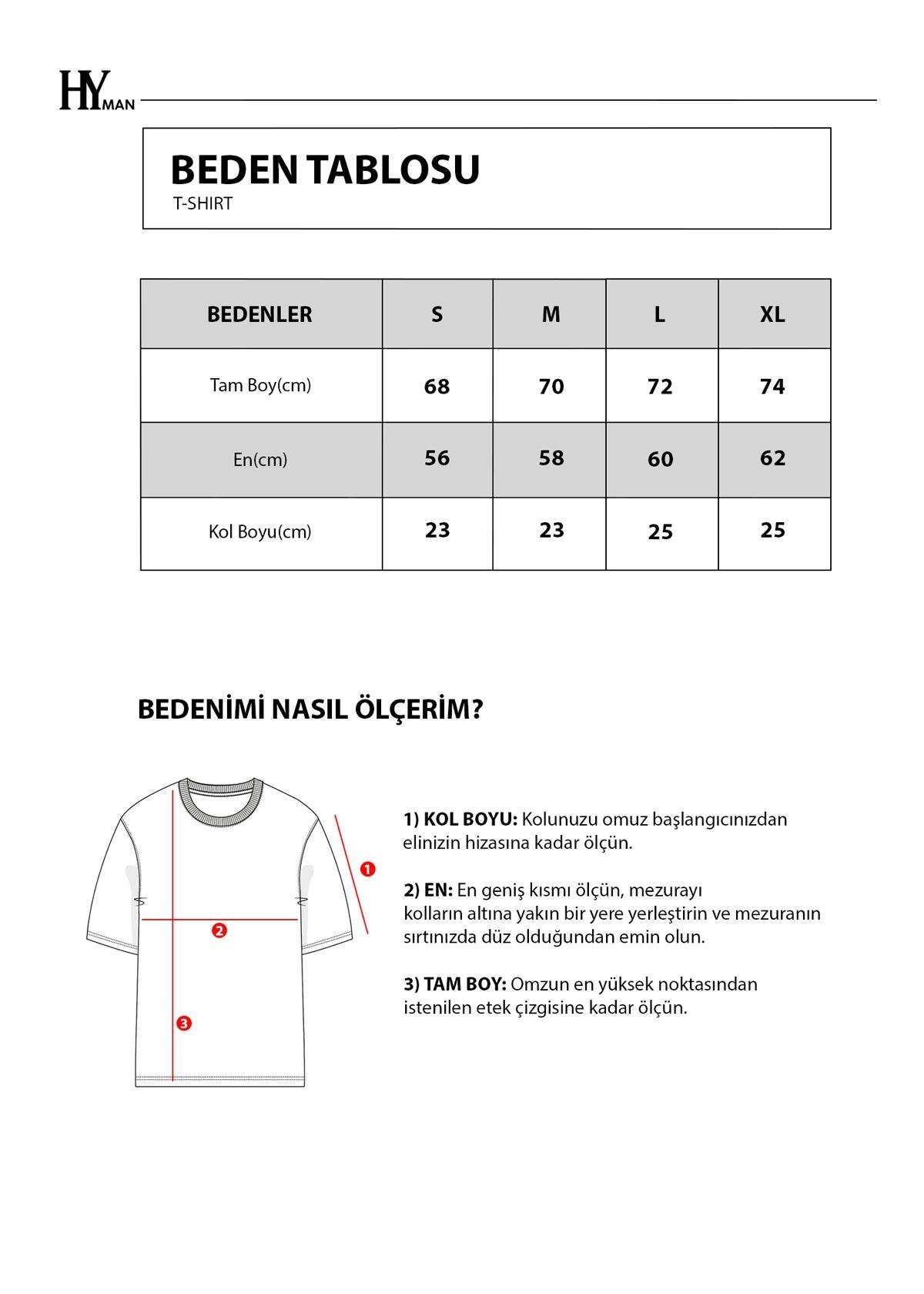 Erkek Oversize Bisiklet Yaka Çizgili Triko T-Shirt  Beyaz