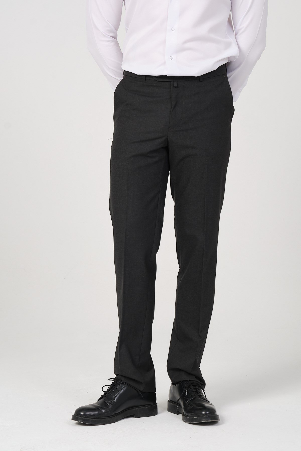 Erkek Regular Fit Kumaş Pantolon Antrasit