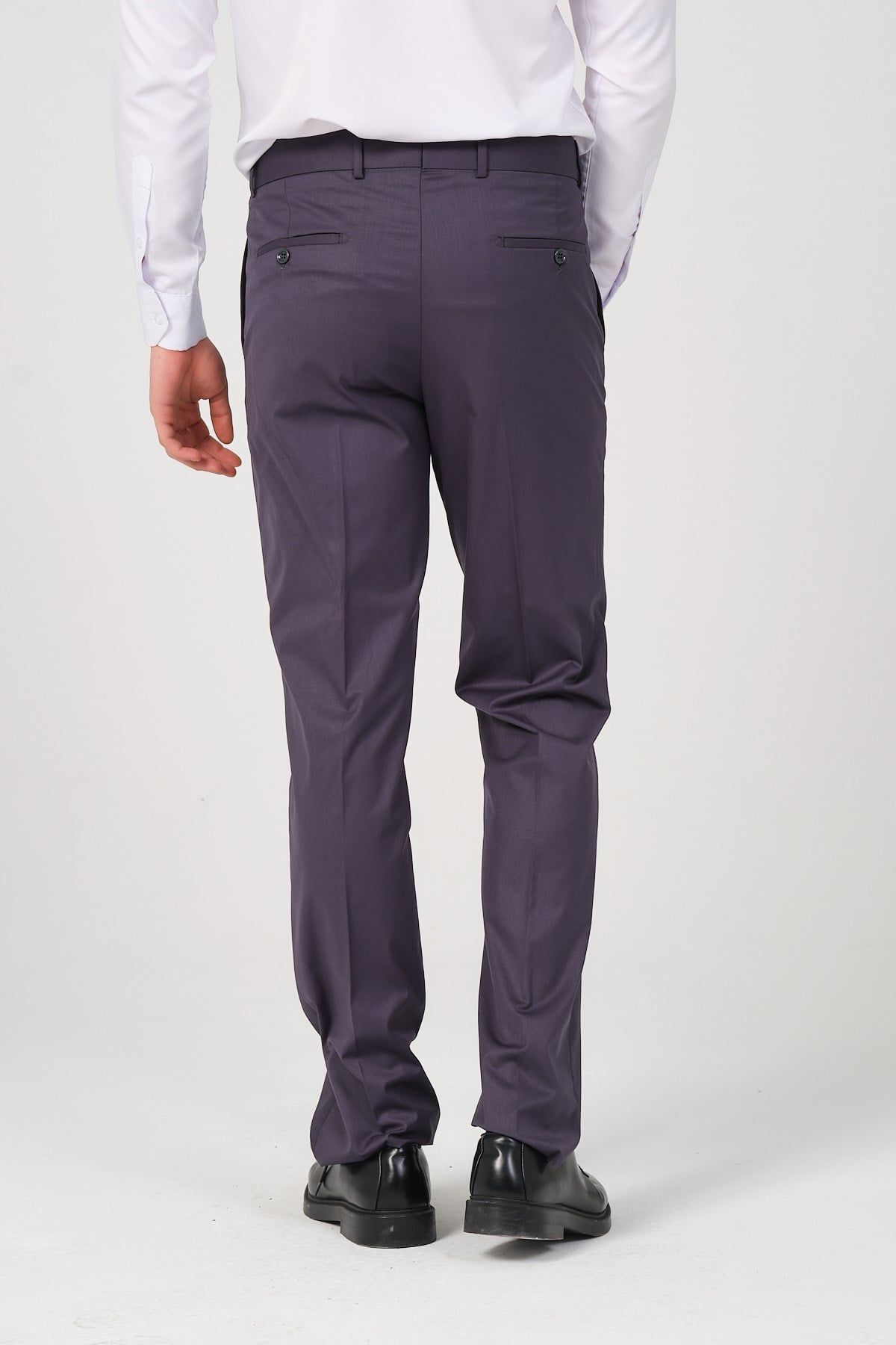 Erkek Regular Fit Kumaş Pantolon FÜME