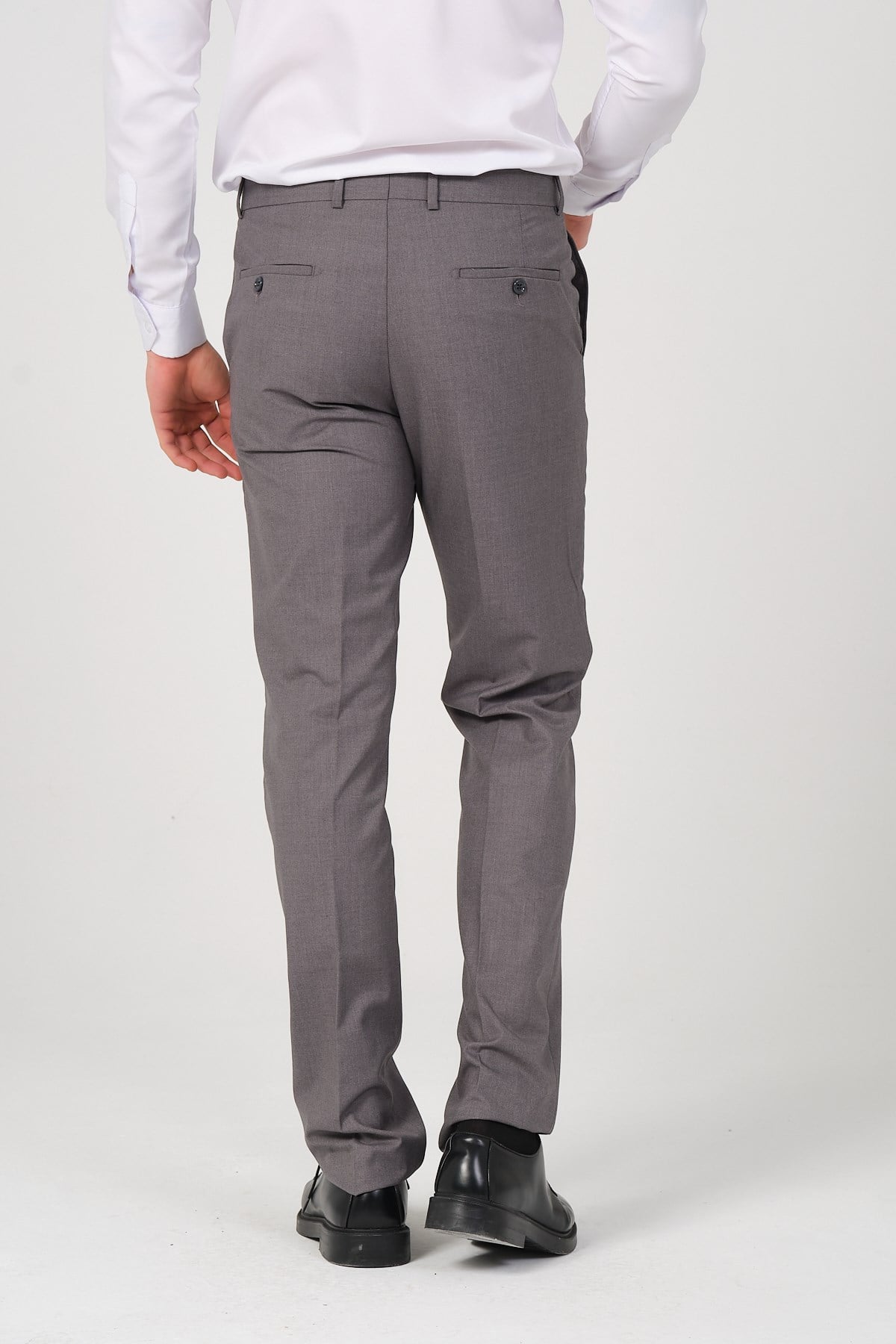 Erkek Regular Fit Kumaş Pantolon Grimelanj