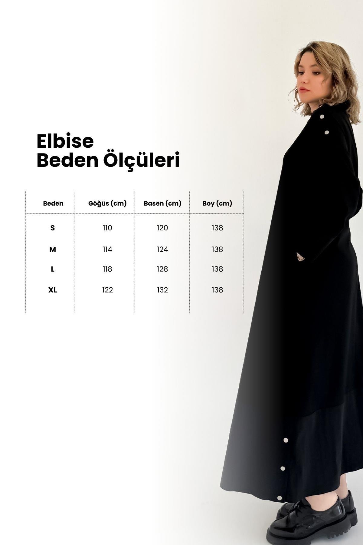 Çıtçıt Detaylı Elbise