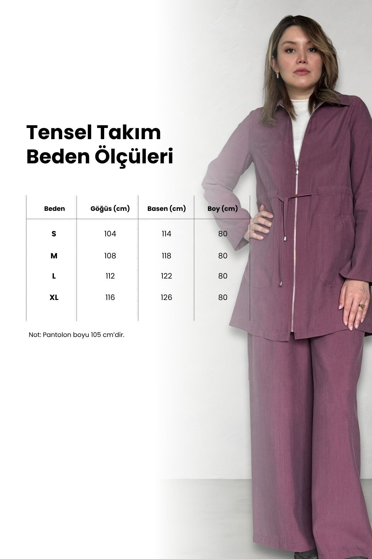 Tensel Kumaş Kadın Tesettür Ikili Takım