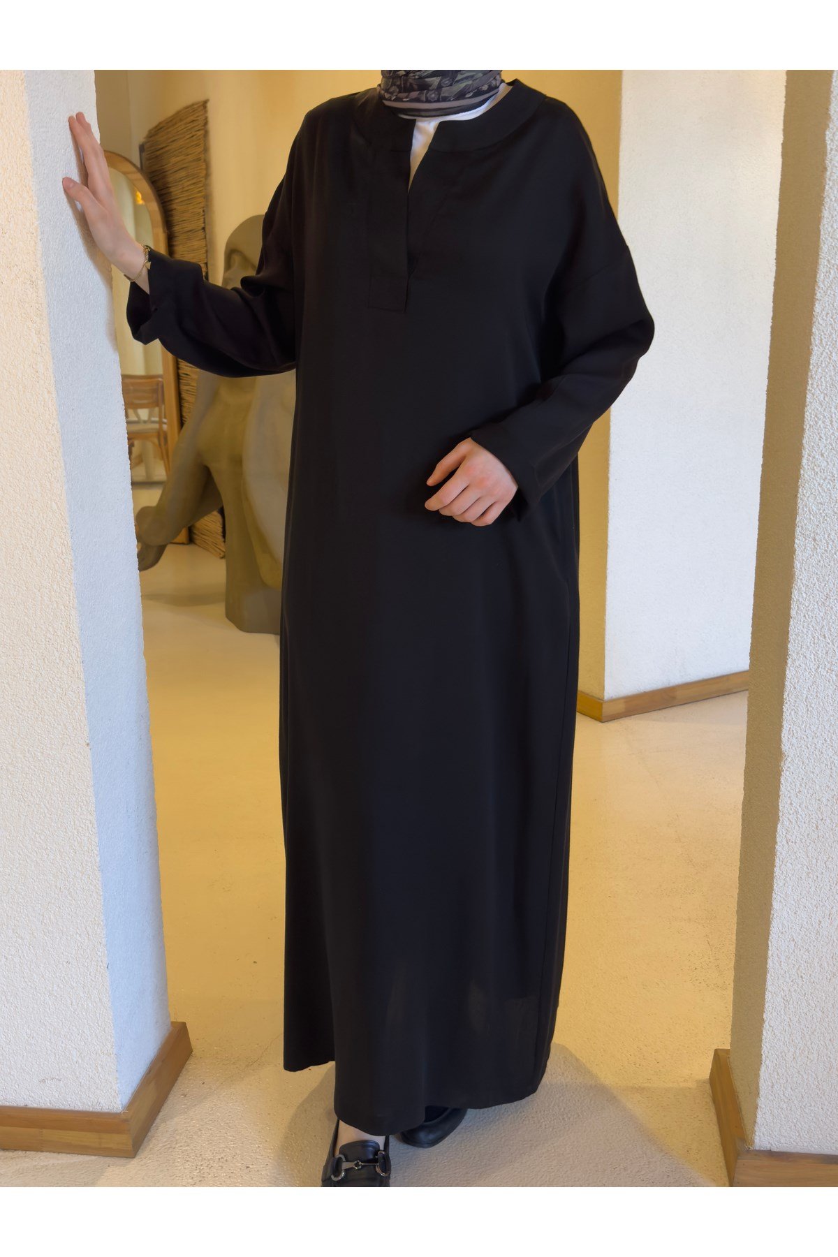Tesettür Kadın Oversize Elbise