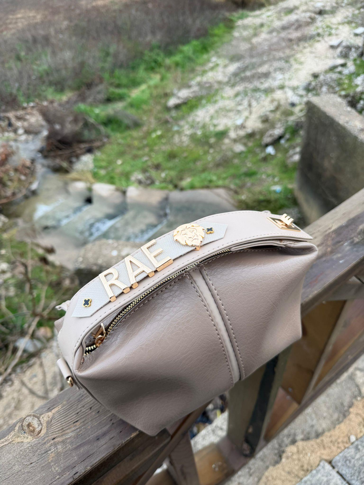 LTS bag Sevgililer gününe Kişiye özel tasarım harf logolu suni deri çanta ltsbag-Çanta