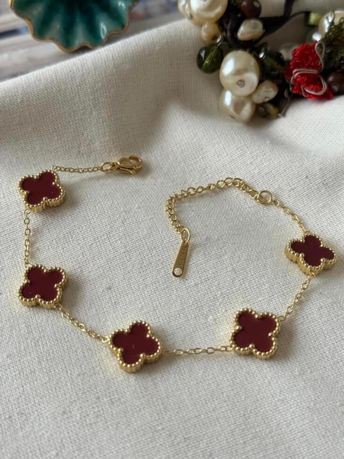 VC BORDO BİLEKLİK