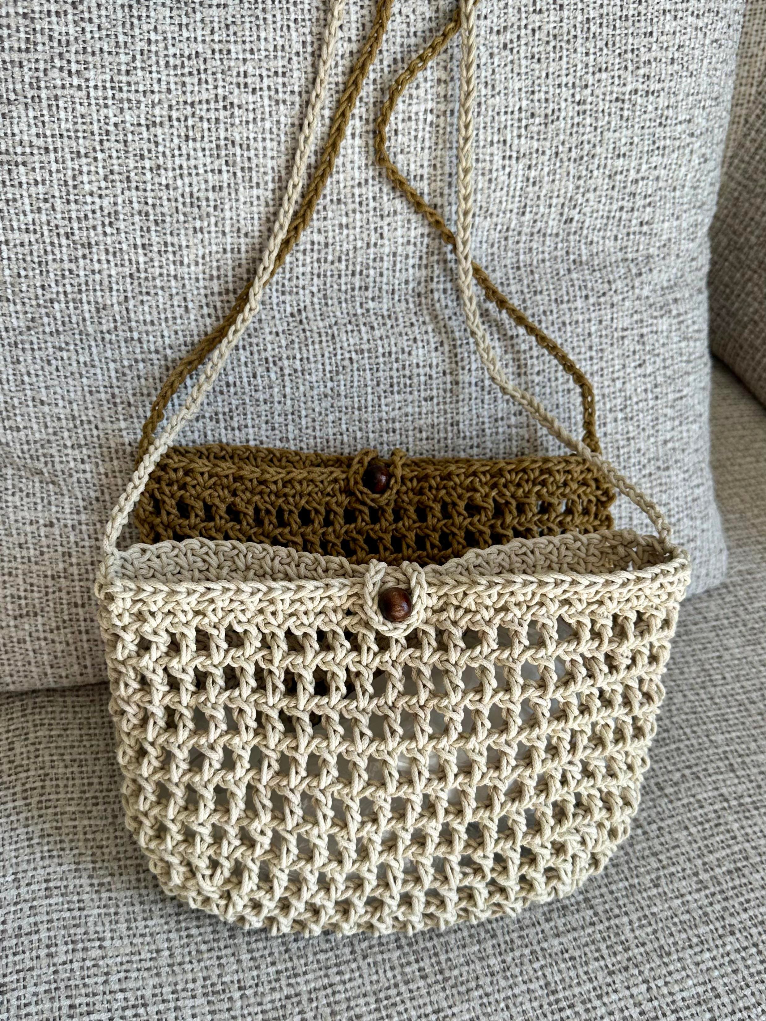 PERU HANDMADE ÇANTA KREM