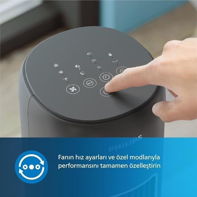 Philips 5000 Serisi CX5535/11 Siyah Kule Tipi Fanlı Vantilatör