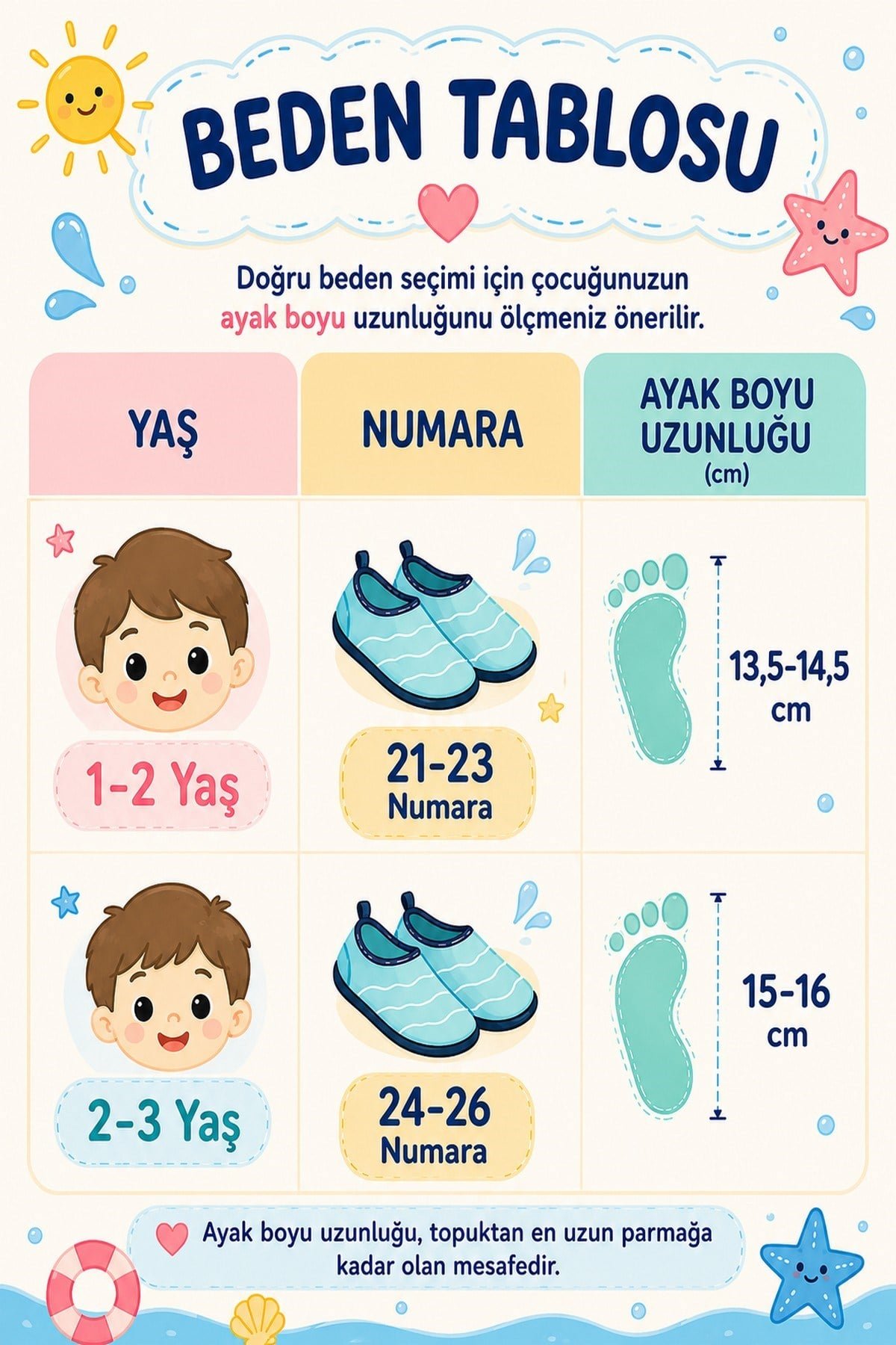Dinamik Çocuk Unisex Kaydırmaz Taban Deniz ve Havuz Ayakkabısı 21-23/24-26
