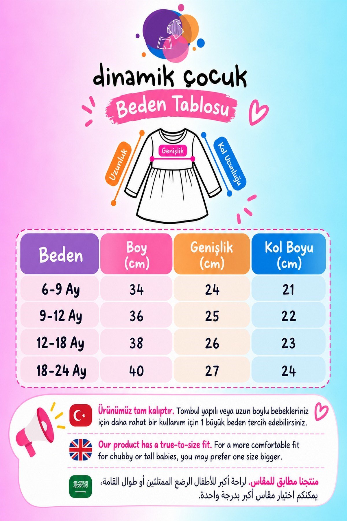 Kız Bebek Tül Kol Detaylı Kadife Elbise Fiyonklu Çiçek Detaylı Şık Elbise 6-9-12-18-24 Aylık