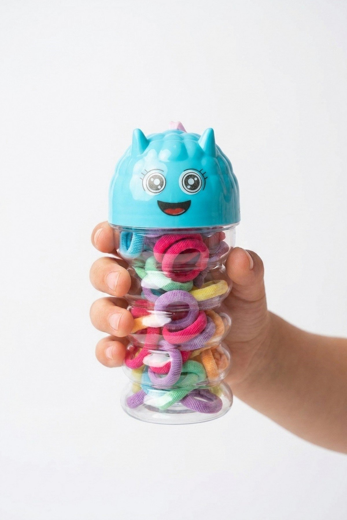 Kız Çocuk Saç Lastiği Seti Kutulu(12cm*5cm kutu boyu) Renkli Lastik Toka Seti Saç Aksesuarları Organizer Saklama Kutusu