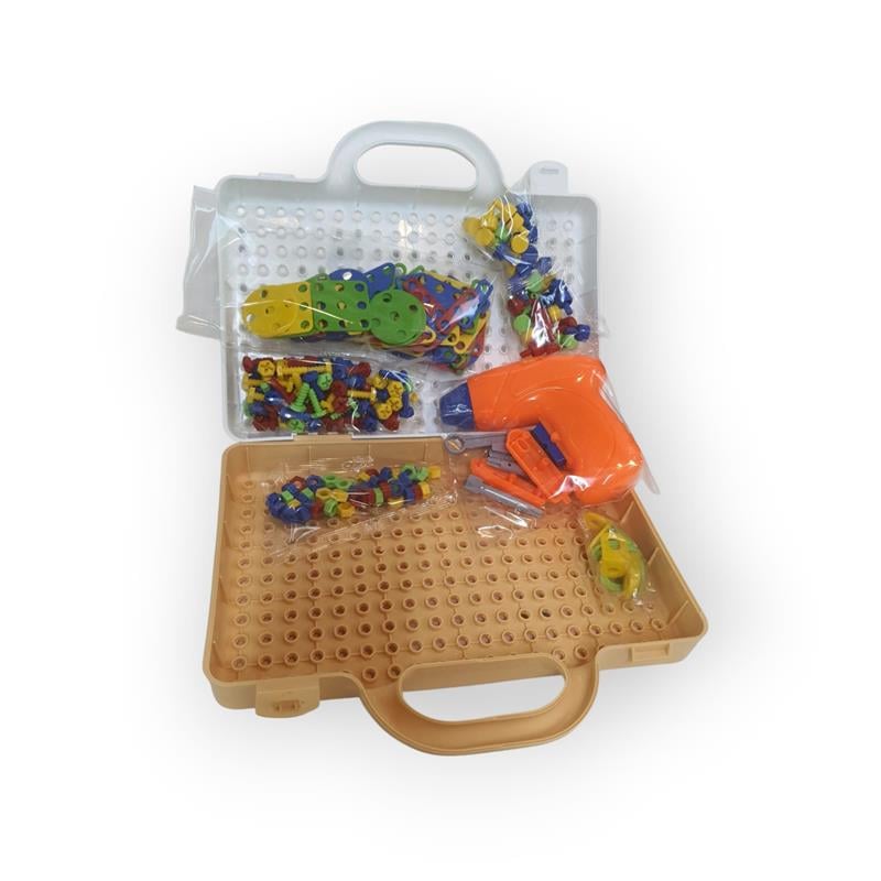 3D CREATİVE BUİLD SET DİNOZOR TEMALI 3D PUZZLE STEM OYUN SETİ 