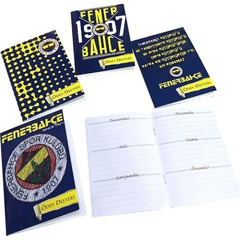 8X13 FENERBAHÇE BLOKNOT TEL DİKİŞLİ KARTON KAPAK  68'Lİ STAND