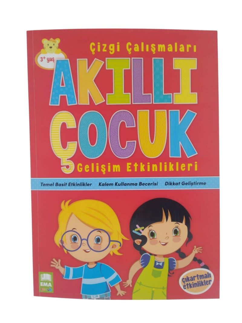 Akıllı Çocuk Gelişim Etkinlik Çizgi Çalışmaları Ema Çocuk