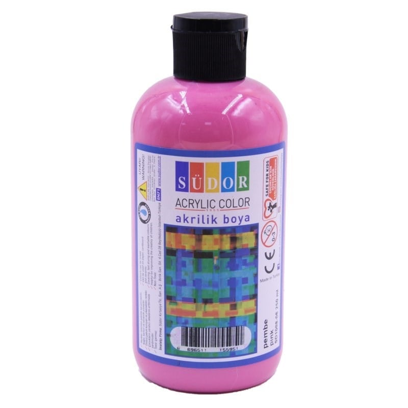Akrilik Boya- Südor 250 Ml Pembe